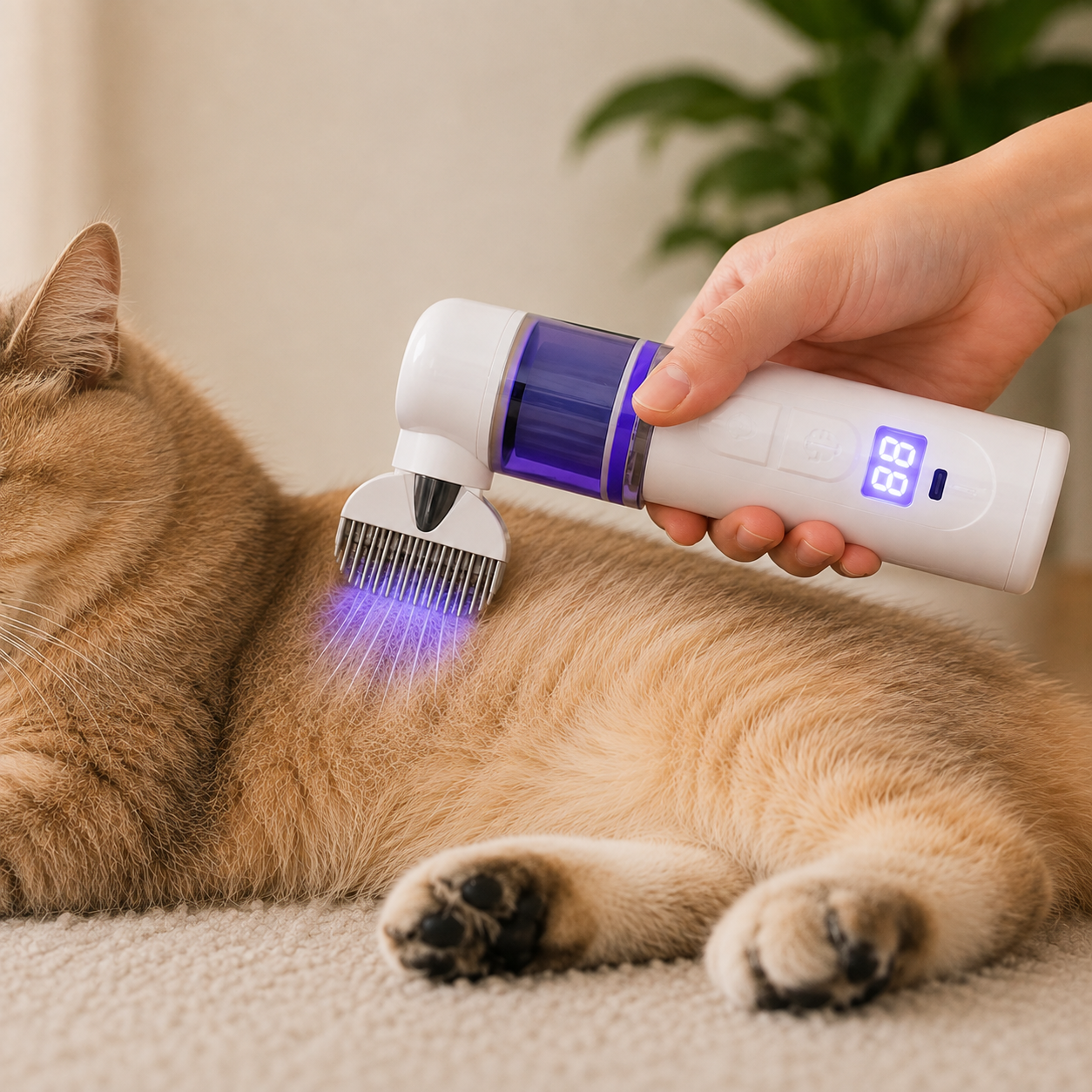 Furlox – Vacuum Flea & Tangle Removal Comb – Lark & Clover