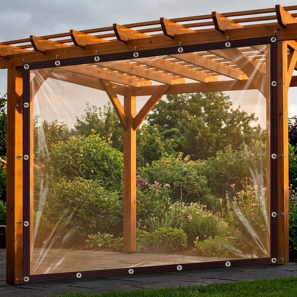 pergola tarp Clearvana – Clear Heavy-Duty Patio Fahrrad Haken, Gerätehalter, Hakenset, Electric Moped Scooter Options:2x NVG30s + NVG Mount + Bino Bridge + Premium Black Bump Helmet + 2 Free Wide Angle Lens Mods really transparent A