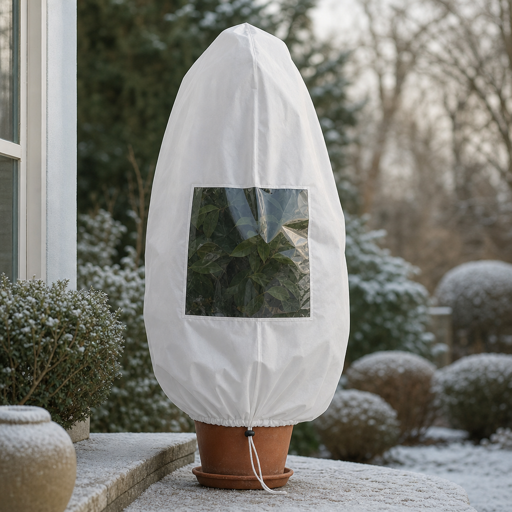 Frostview – Mesh Window Zippered Plant Frost Cover – Lark & Clover