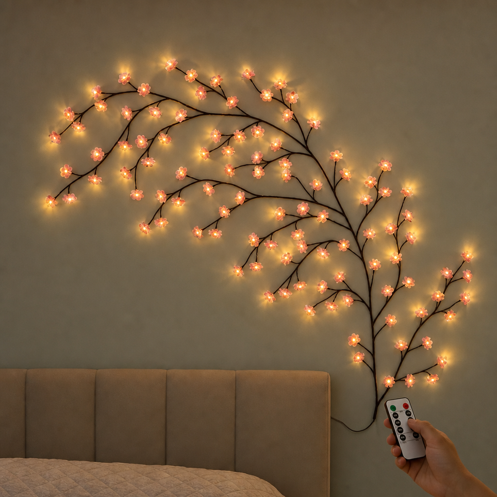 Petalume - Floral Bendable Branch LED Fairy Lights – Lark & Clover
