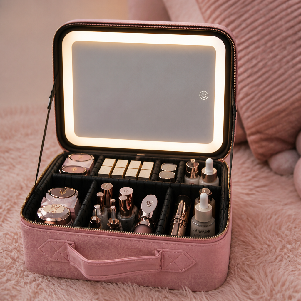 Luminelle – Portable Vanity Case With Lighted Mirror – Lark & Clover