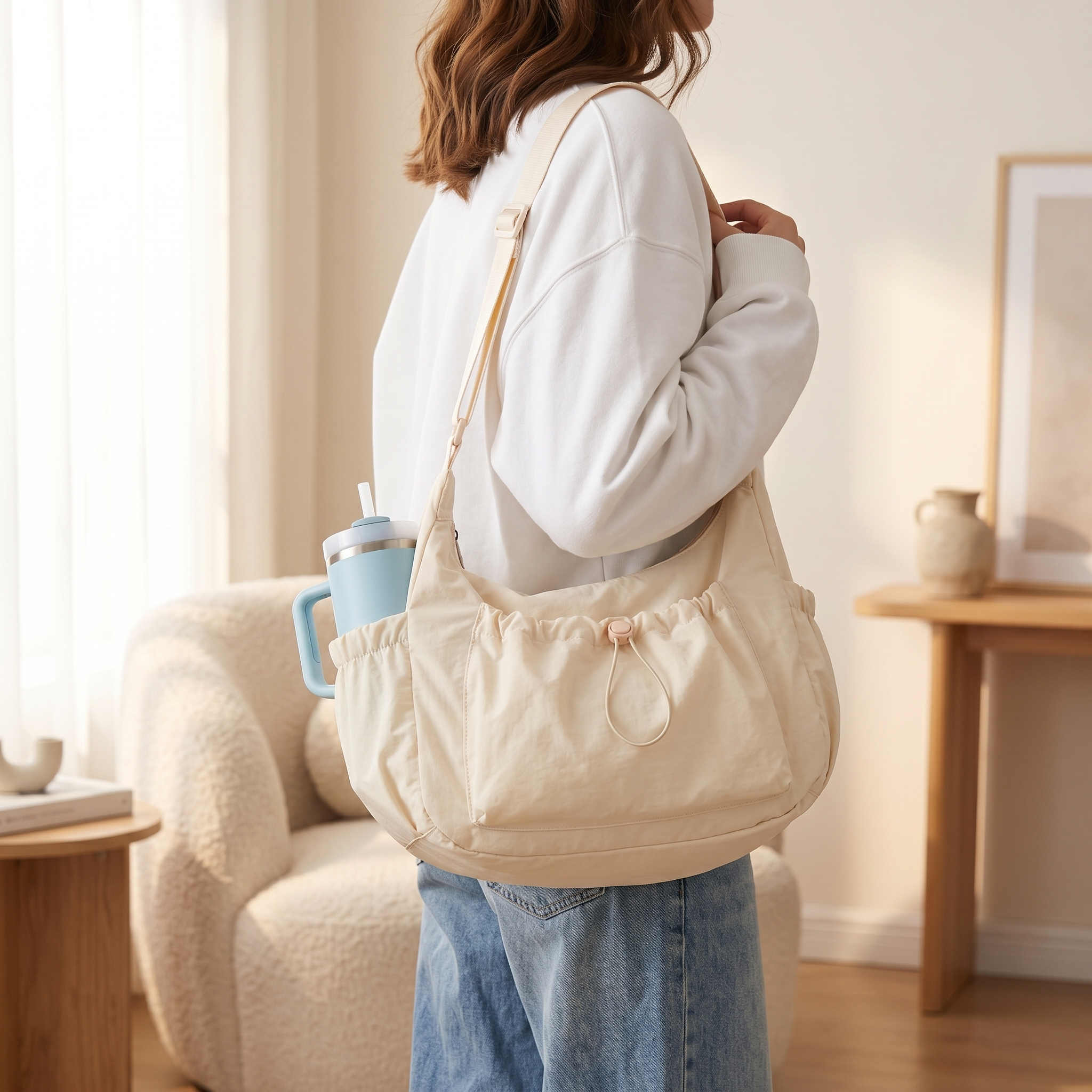 lululemon bliss bag Nela – Slouchy Hobo Crossbody – Lark & Clover gift-souvenir W 48cm x D Effective Cleaning Tips for Color:Army Green