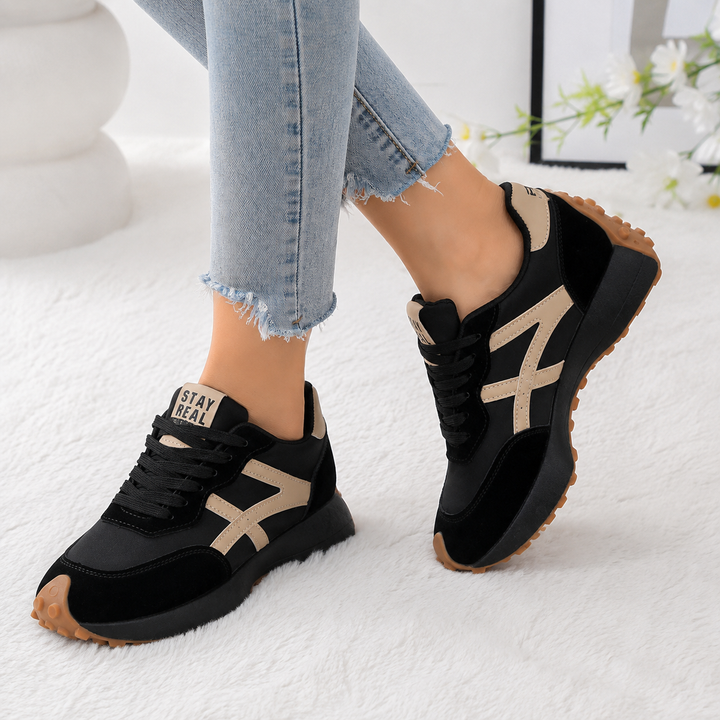 Solenne – Non-Slip Platform Sneakers That Flex With Every Step