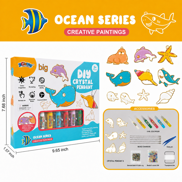 Prismlyn – DIY Crystal Paint Ornament Charm Kit