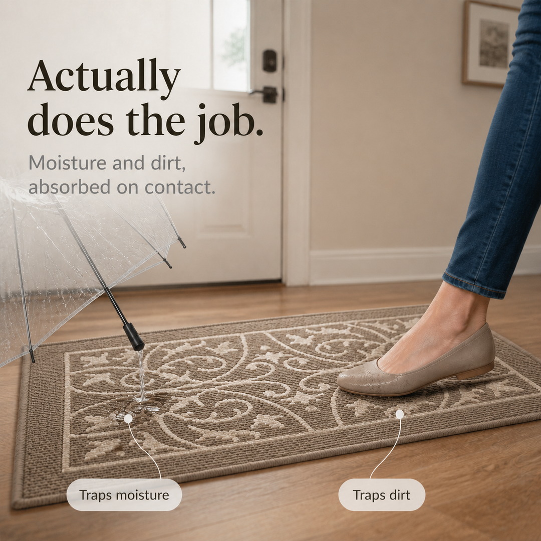 Threshbrook – Woven Non-Slip Textured Entry Mat