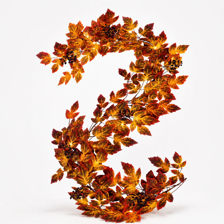 Hearthlume – Foliage Garland With Bendable Stems (no light)