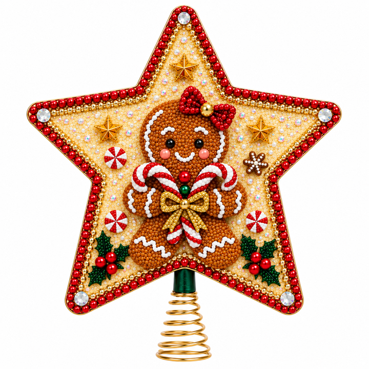 Starryloom – Santa Diamond Painting Christmas Tree Topper