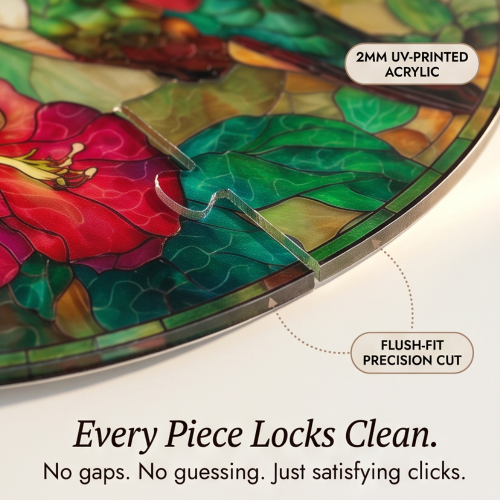 Lunavia™ – Stained Glass Suncatcher Puzzle