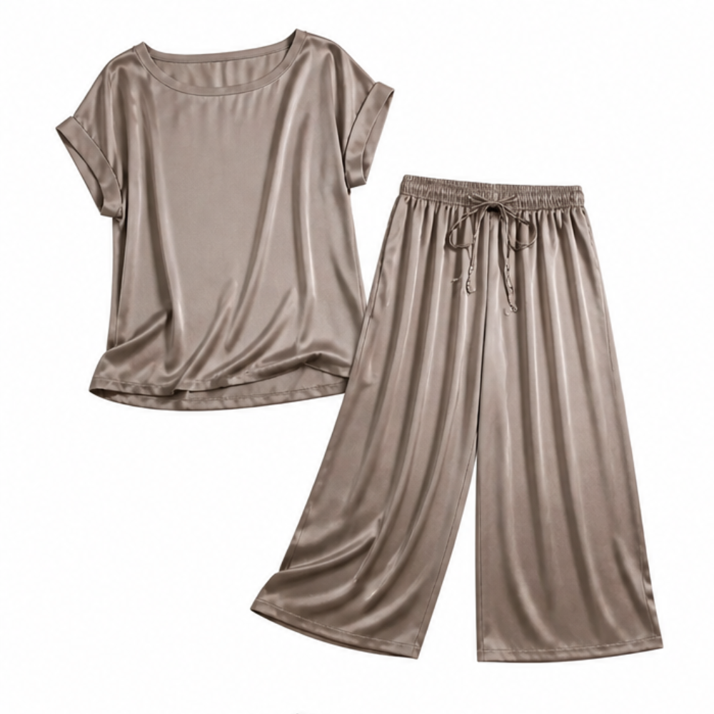 Nadine™ Two-Piece Set with Wide-Leg Trousers