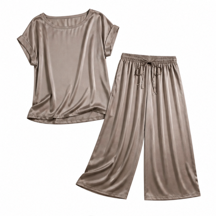 Nadine™ Two-Piece Set with Wide-Leg Trousers