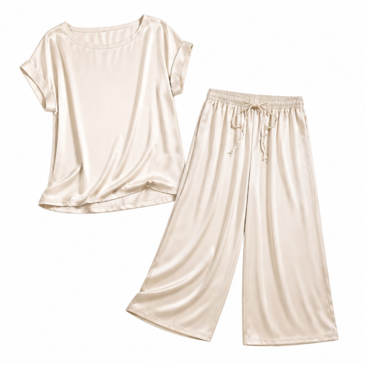 Nadine™ Two-Piece Set with Wide-Leg Trousers