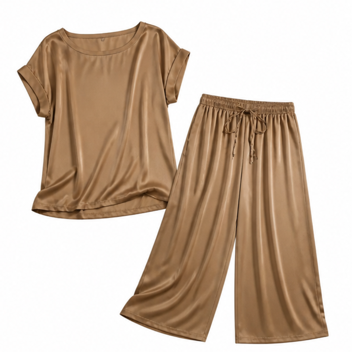 Nadine™ Two-Piece Set with Wide-Leg Trousers