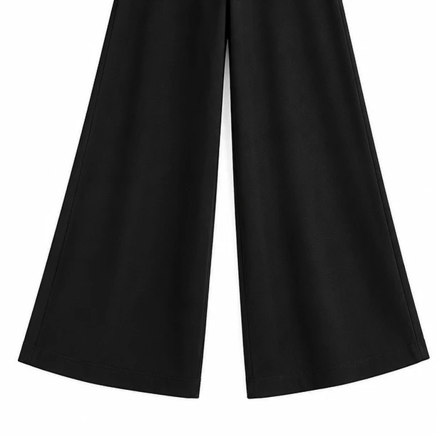 Silhouette – Collared Tie-Waist Wide-Leg Jumpsuit