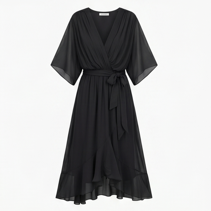 Mirabelle™ – Flowing V-Neck Midi Dress