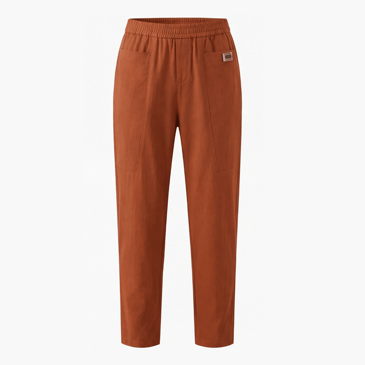 Linara™ – Cotton Linen Tapered Pants - Lark & Clover