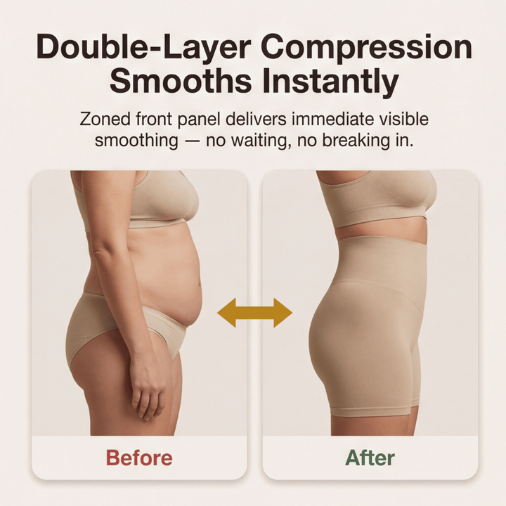 Sculpta™ – High Waist Tummy Control Shaping Shorts - Lark & Clover