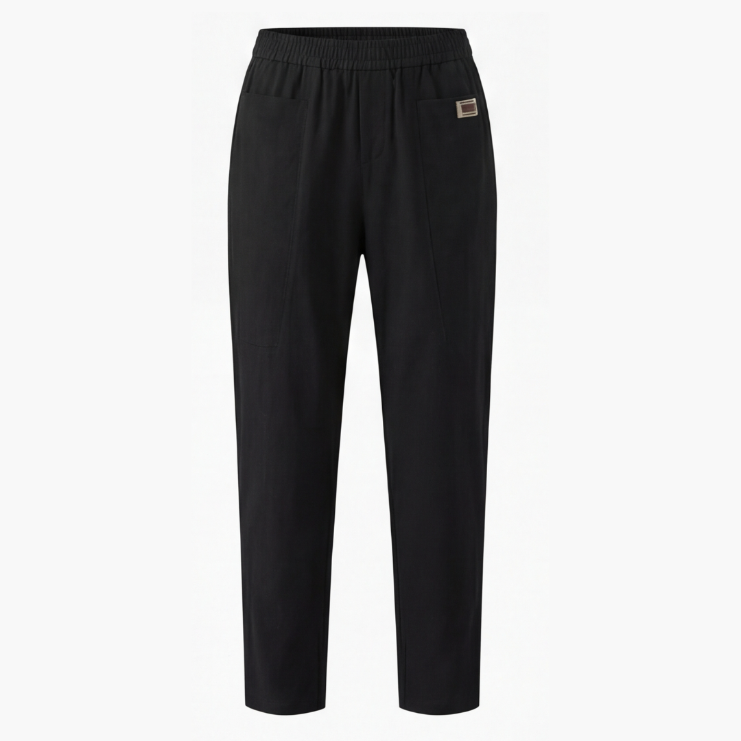 Linara™ – Cotton Linen Tapered Pants
