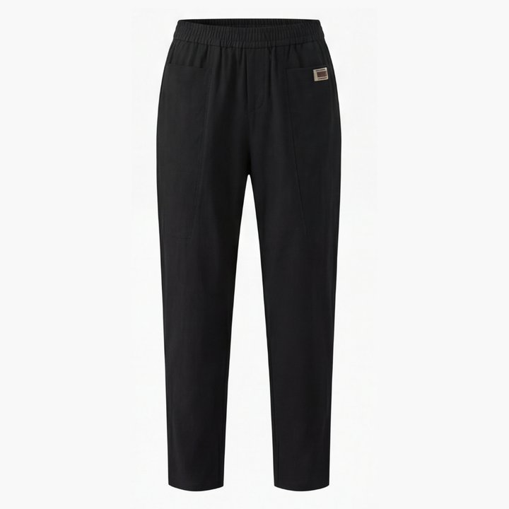 Linara™ – Cotton Linen Tapered Pants