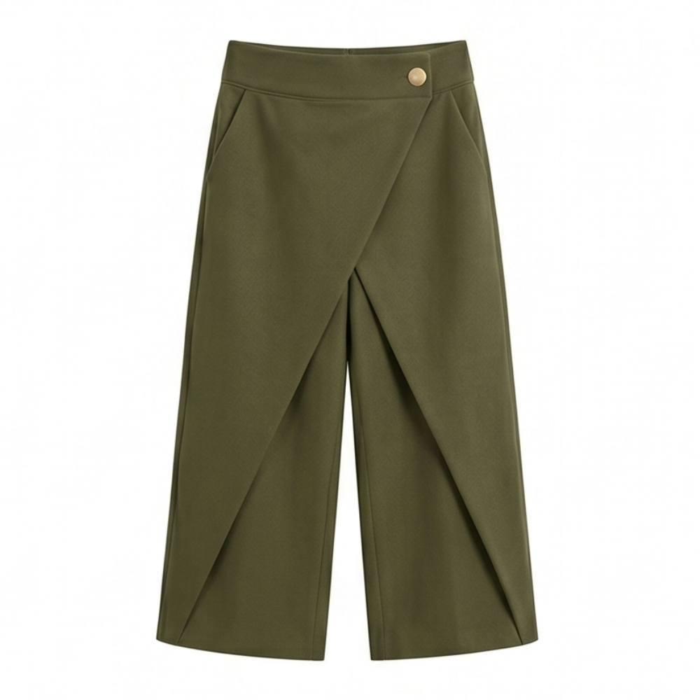 Lunavia™ – Wrap-Front Wide-Leg Pants