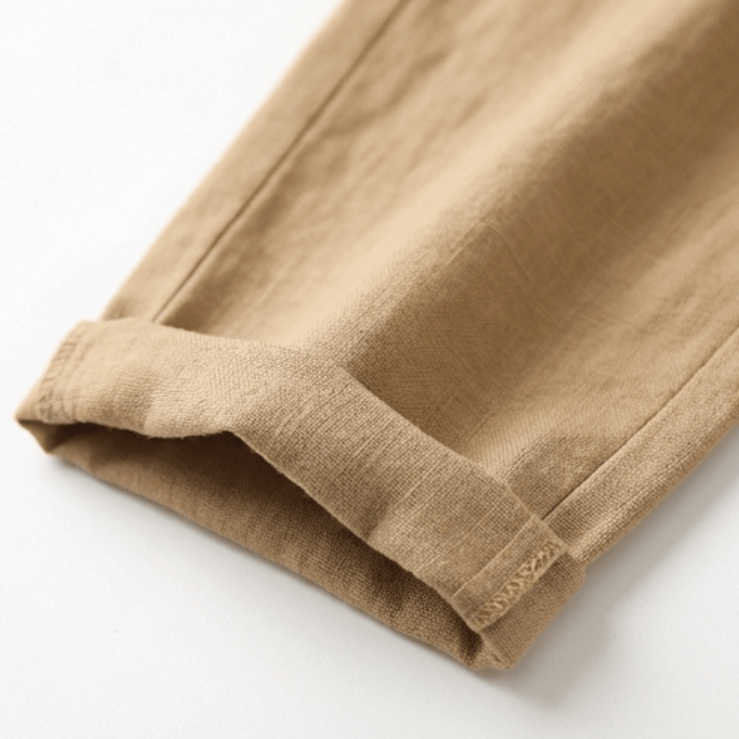 Linara™ – Cotton Linen Tapered Pants - Lark & Clover