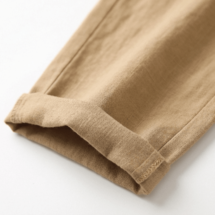 Linara™ – Cotton Linen Tapered Pants - Lark & Clover
