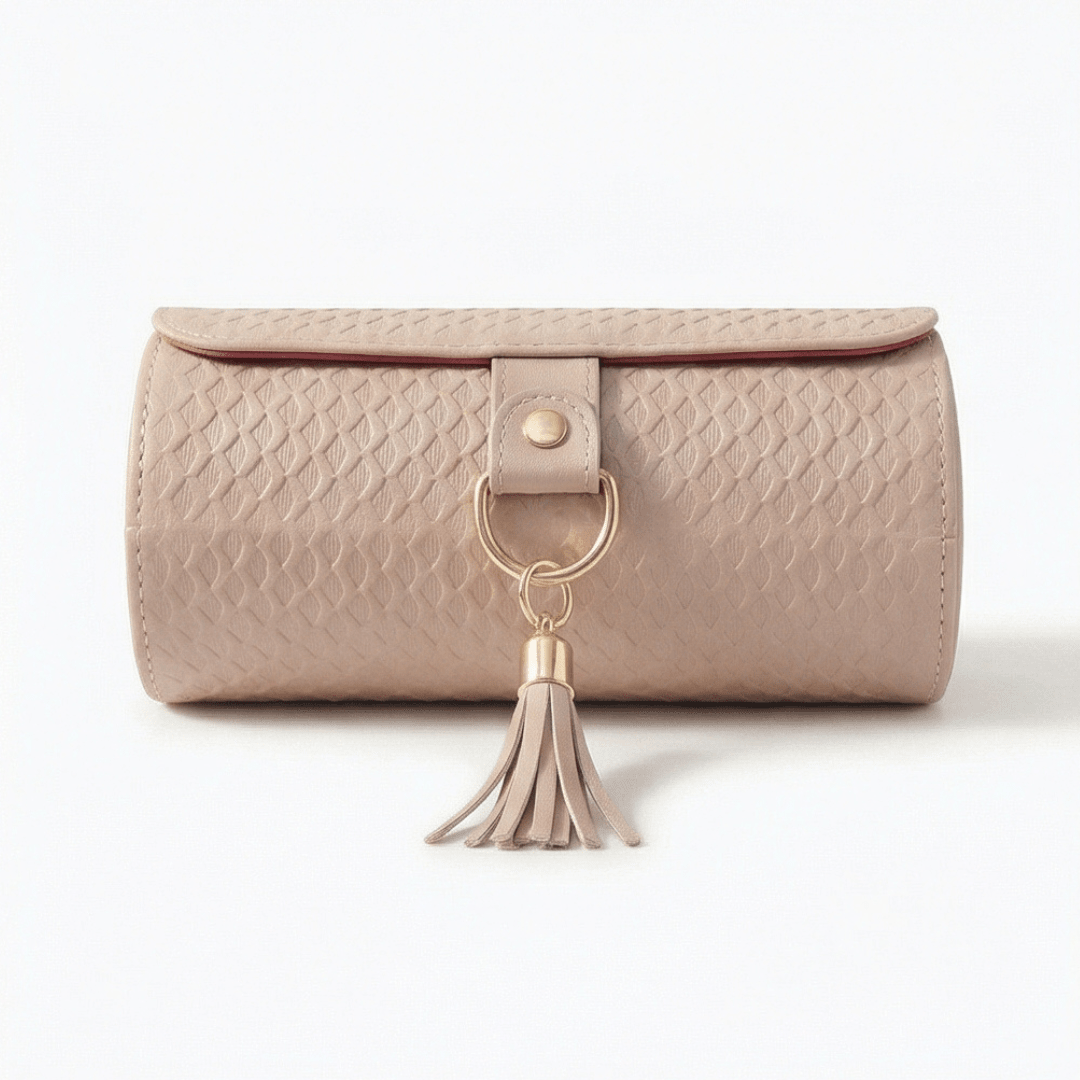 Velora™ – 3 Tier Travel Jewelry Roll - Lark & Clover