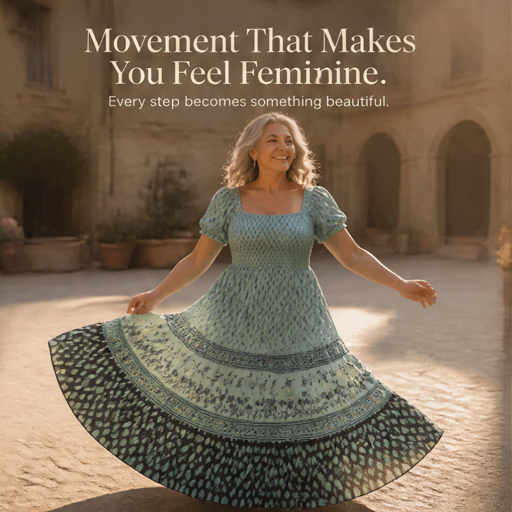 Selaris™ – Smocked Puff Sleeve Maxi Dress