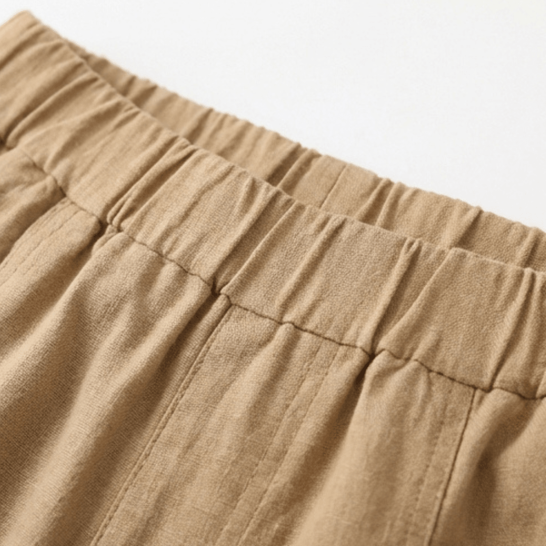 Linara™ – Cotton Linen Tapered Pants - Lark & Clover