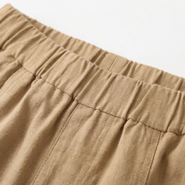 Linara™ – Cotton Linen Tapered Pants - Lark & Clover