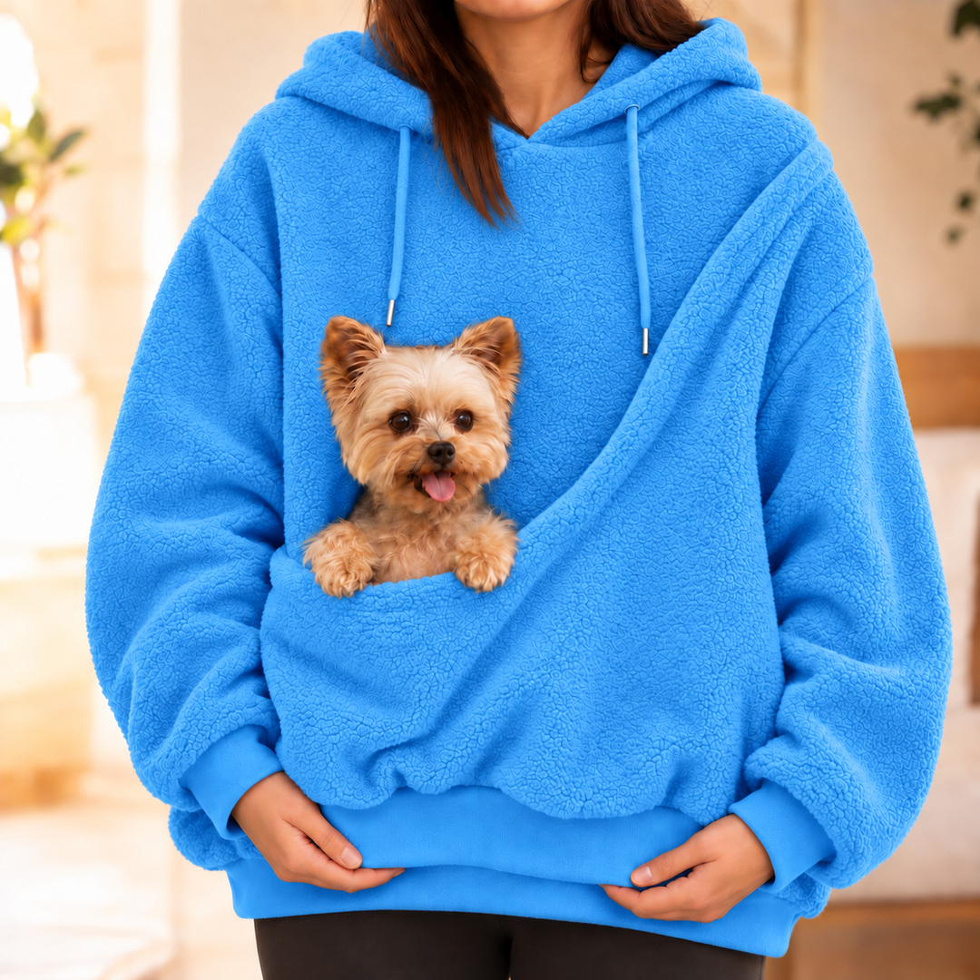 Snuglet – Teddy Fleece Pet Carrier Hoodie