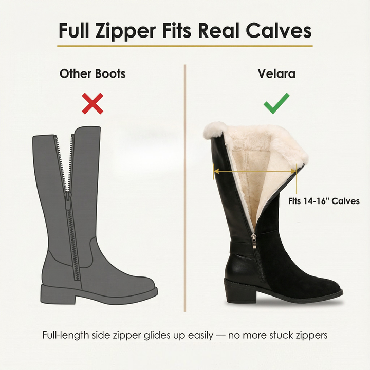Velara™ Fleece Lined Knee High Winter Boots