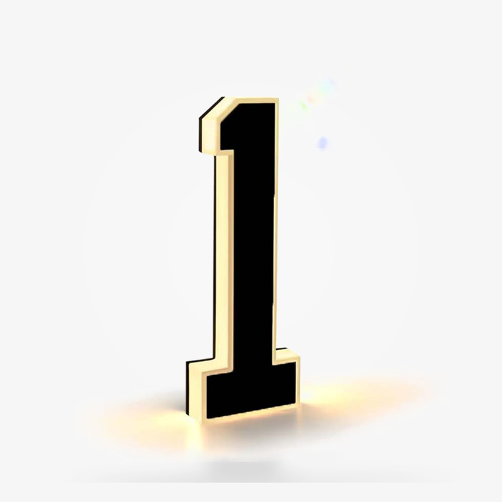 Numera – Solar Illuminated House Number