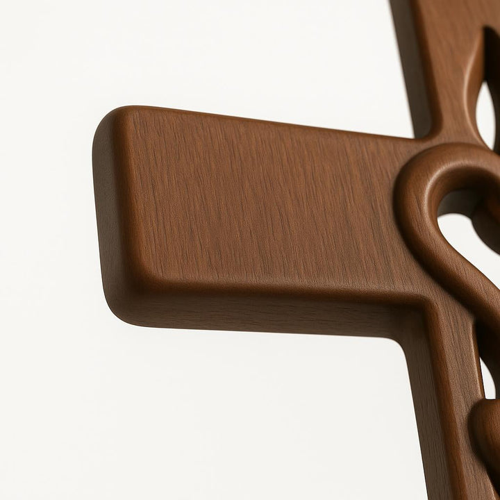 Everheart™ – Intertwined Heart Cross Wall Décor