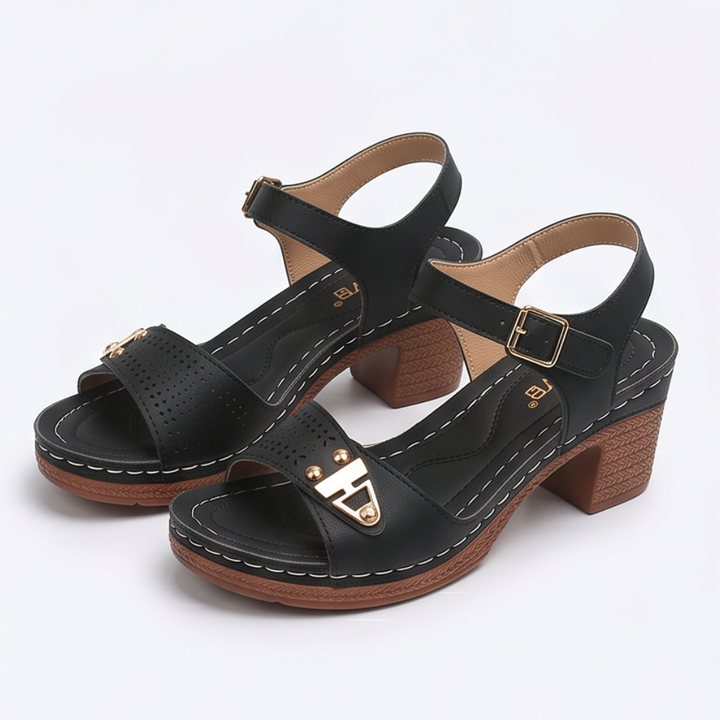 Luna™ Cushioned Block Heel Sandals for All-Day Wear