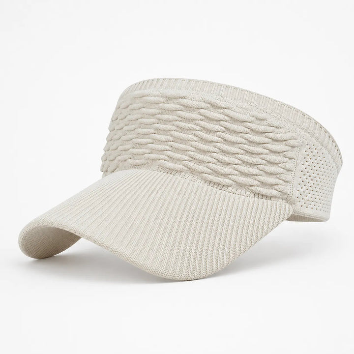 Solvia – Open-Top Sun Visor for Buns and Ponytails