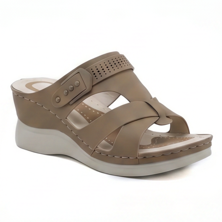CloudLift™ – Orthopedic Wedge Sandals for All-Day Comfort