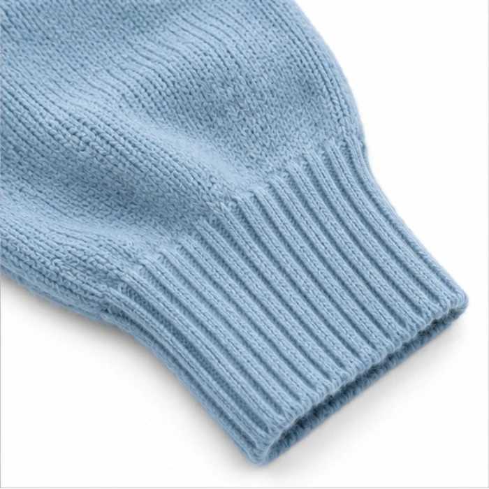 Easewell – Dropped Shoulder Knit Hoodie With Drawstring