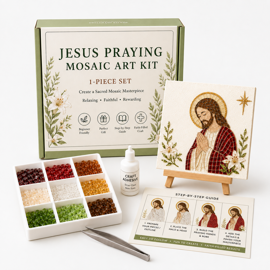 Silent Night Mosaic – Nativity Easel Mosaic Craft Kit