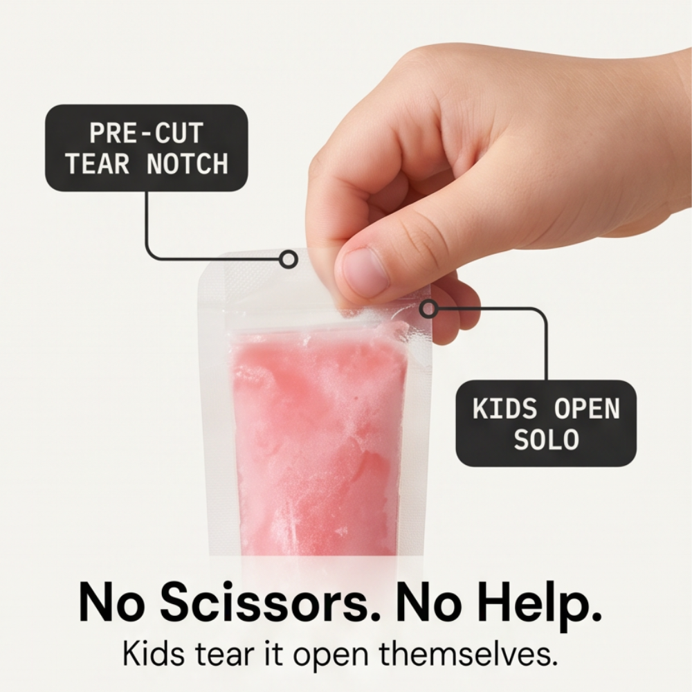 Popsly™ – Leakproof DIY Popsicle Pouches with Funnel