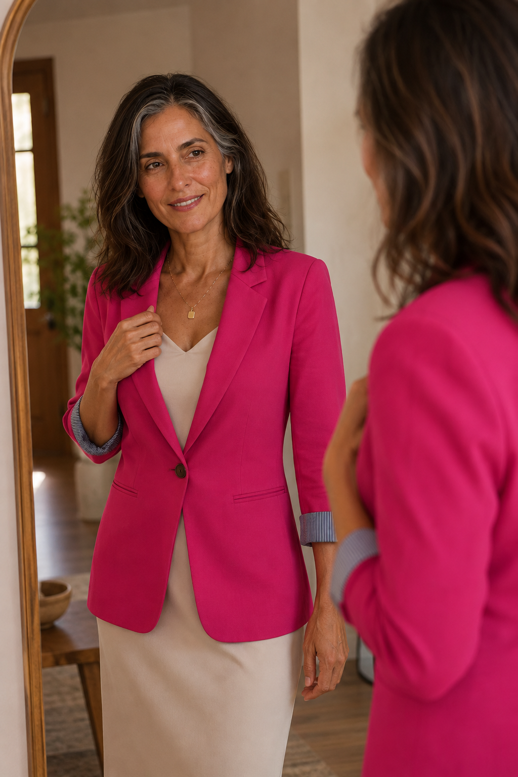Structria – Soft-Knit Structured Lapel Blazer Cardigan