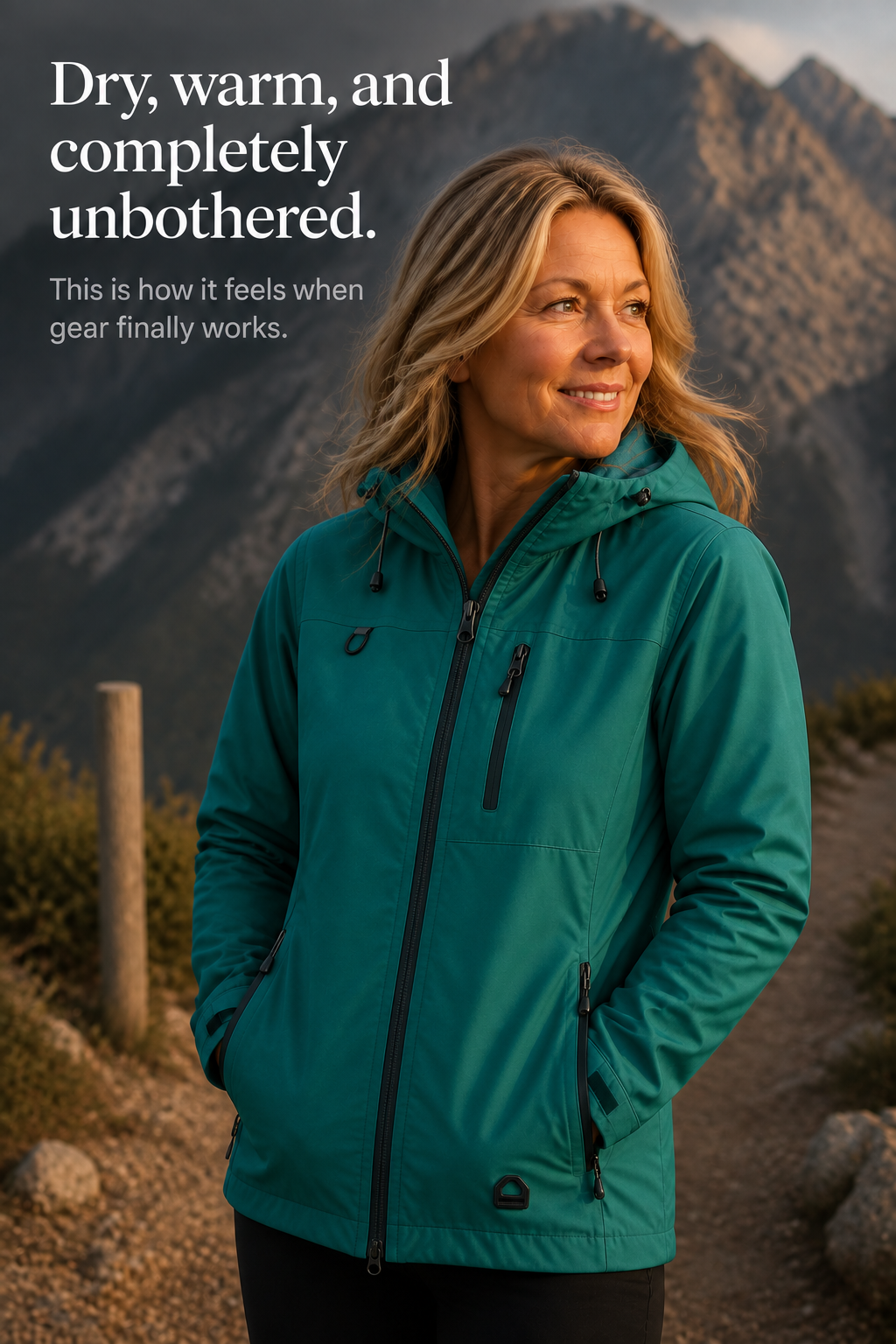 Weathergo – Hooded Waterproof Windproof Rain Jacket