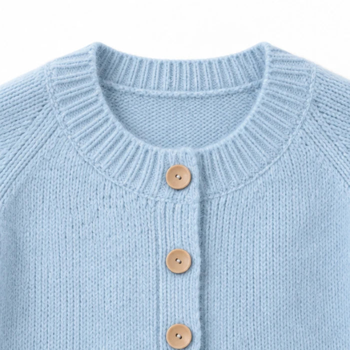 Marlowe Knit – Chunky Marled Oversized Button Cardigan