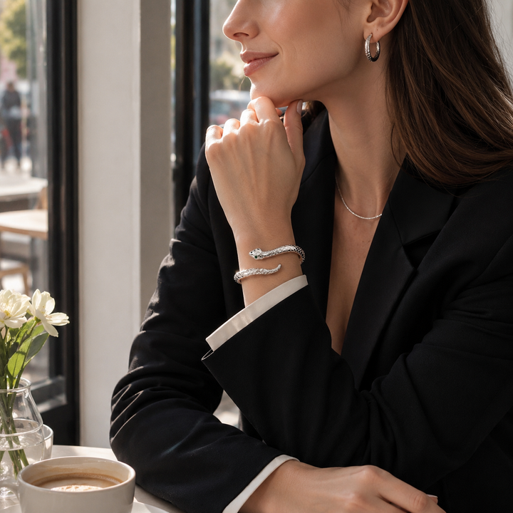 Coilhart – Open Coil Serpent Wrap Bangle