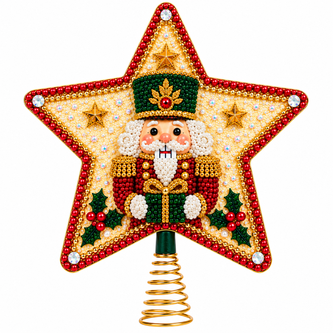 Starryloom – Santa Diamond Painting Christmas Tree Topper
