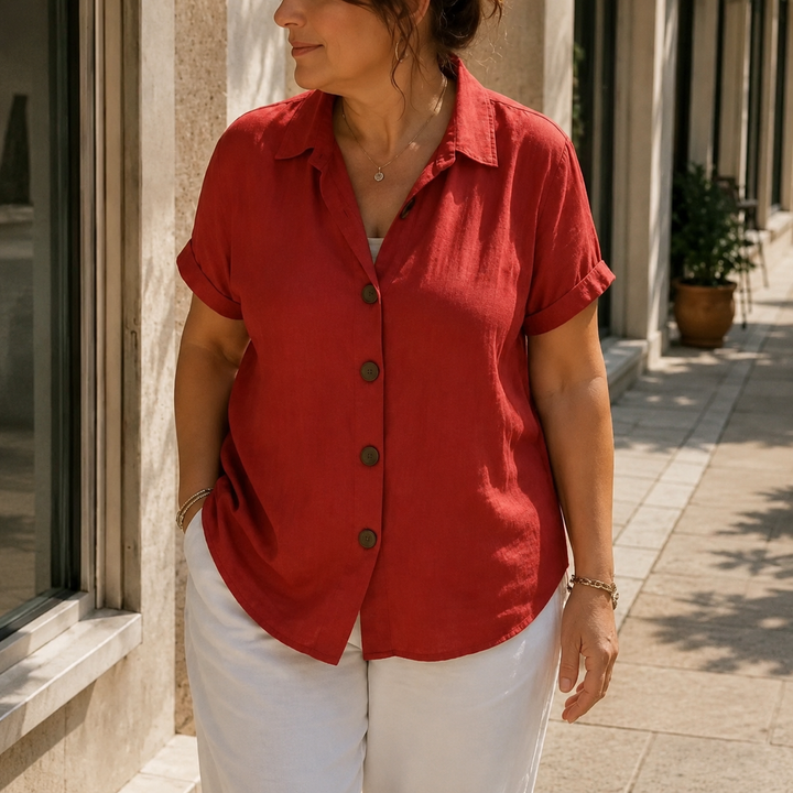 Draperie – Relaxed Fit Button-Down Shirt