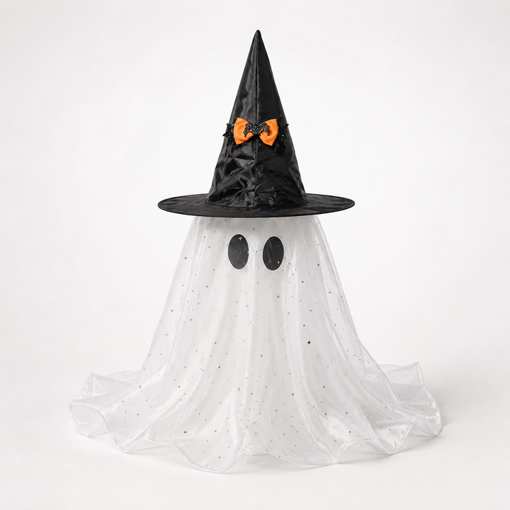 Glowraine – Sparkle Tulle Witch Hat Ghost Light