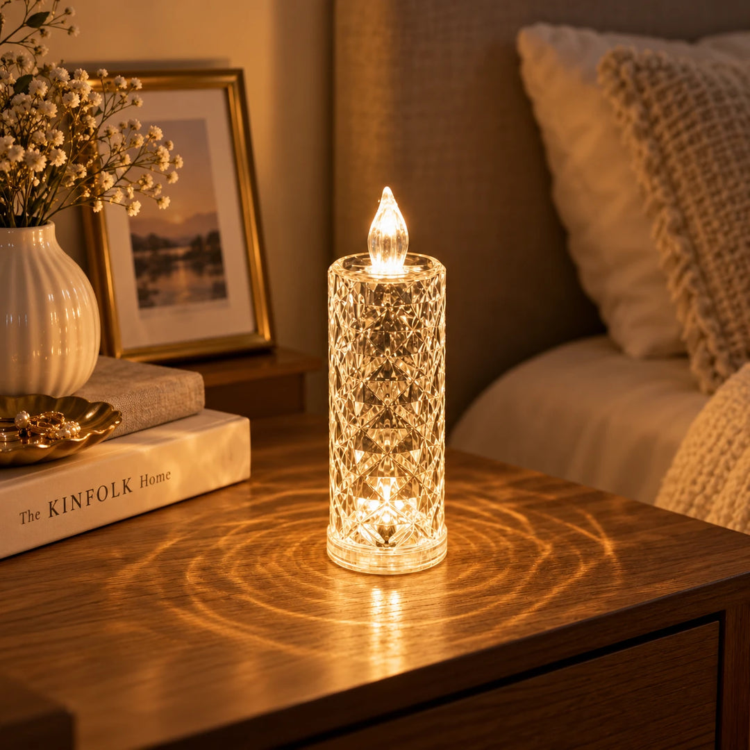 Crystella – Crystal-Look LED Flameless Candle