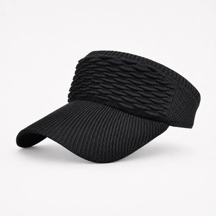 Solvia – Open-Top Sun Visor for Buns and Ponytails