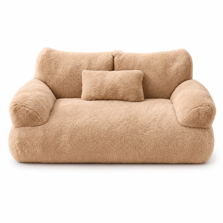 HearthPaw – Plush Sofa-Shaped Cat Bed