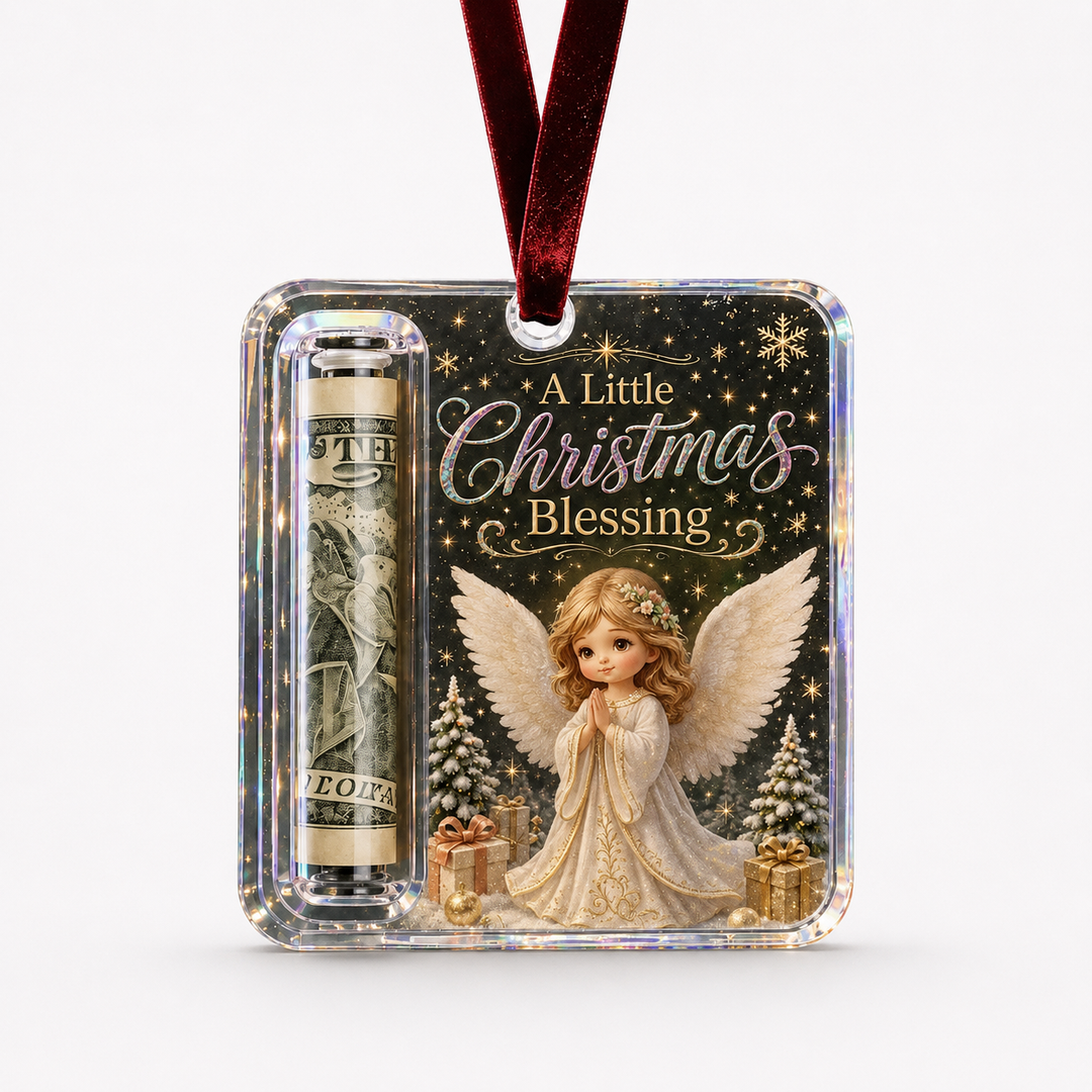 Giftwell – Clear Cash Reveal Christmas Ornament
